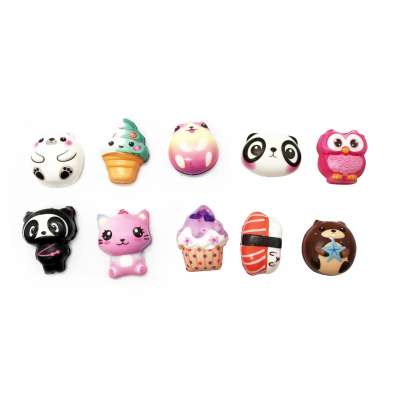 Factory Direct Supply Food Cat Squishy Stickers