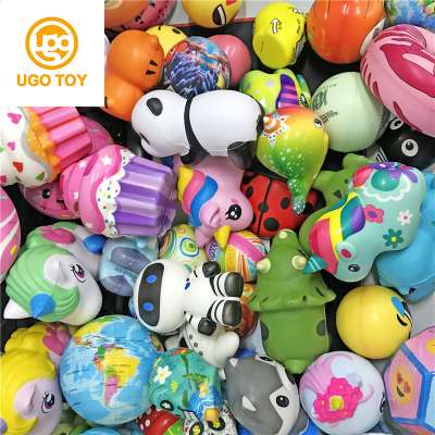 Factory Direct Custom Unicorn Ladybug Lion Cat Animal Food Squishy Toys